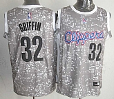 Los Angeles Clippers #32 Blake Griffin Gray City Luminous Stitched Jersey,baseball caps,new era cap wholesale,wholesale hats
